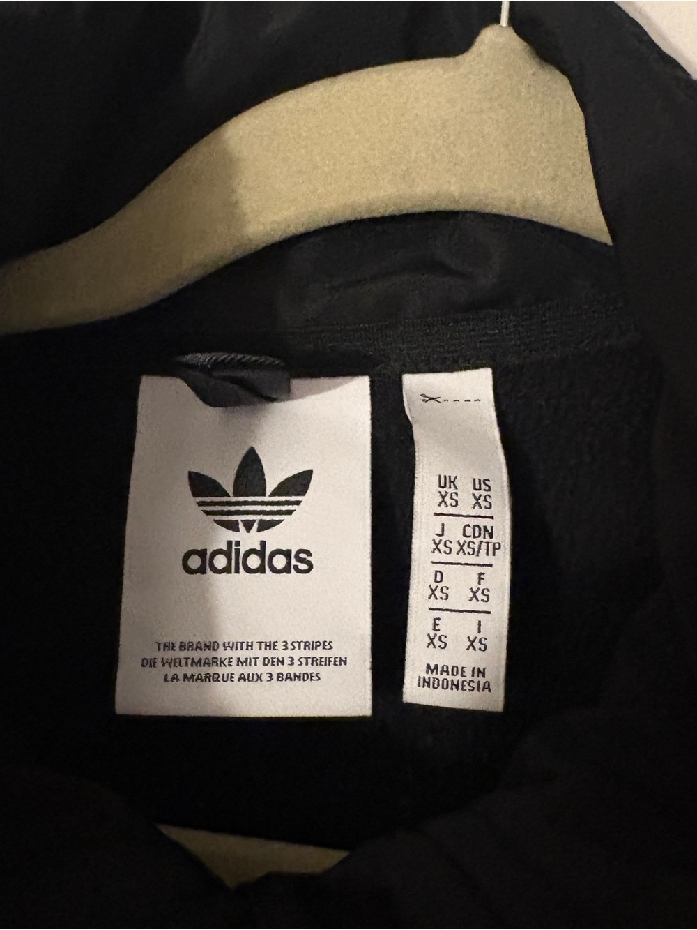 adidas Originals PT3 Black Colorblock Half-Zip Fleece Jacket Size Extra Small - Picture 4 of 5